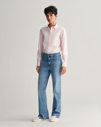 Camisa Regular Fit de popelina a cuadros Vichy