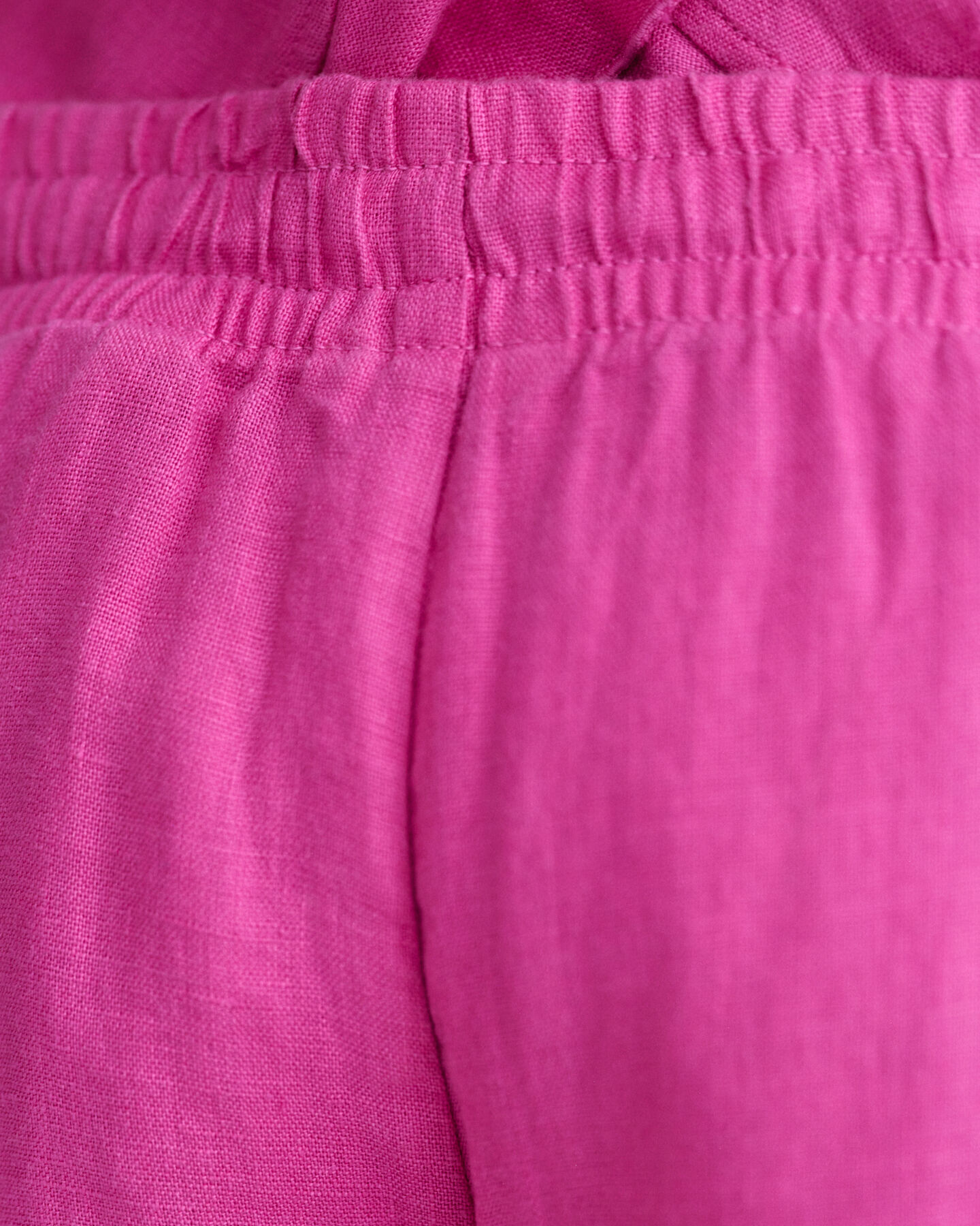 Pantalones cortos de lino con volantes Girls