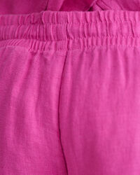 Pantalones cortos de lino con volantes Girls