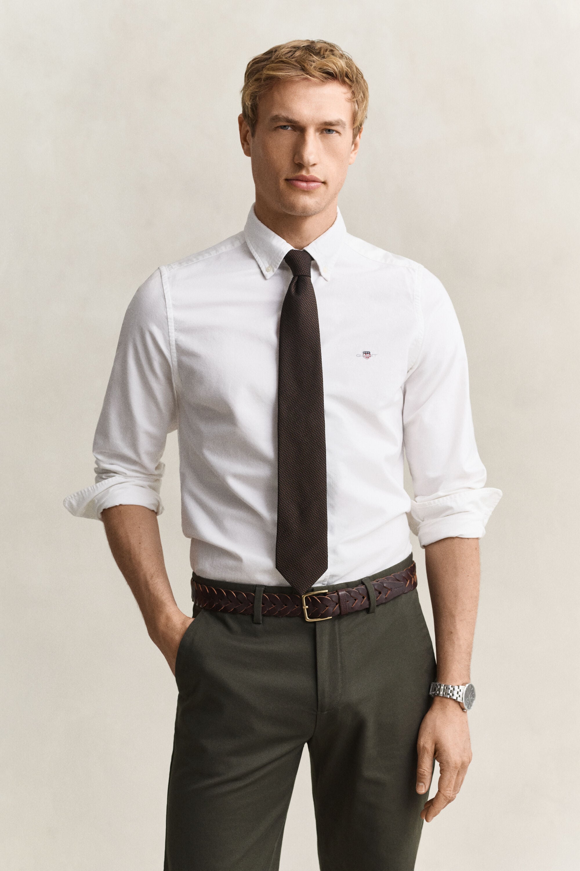 Camisa Oxford Slim Fit clásica