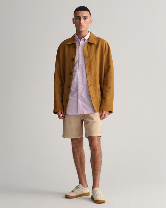 Camisa Oxford Regular Fit de manga corta