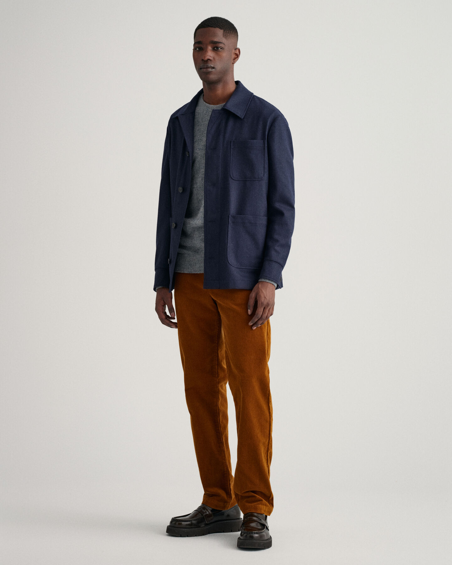 Jersey de cuello redondo jaspeado Neps