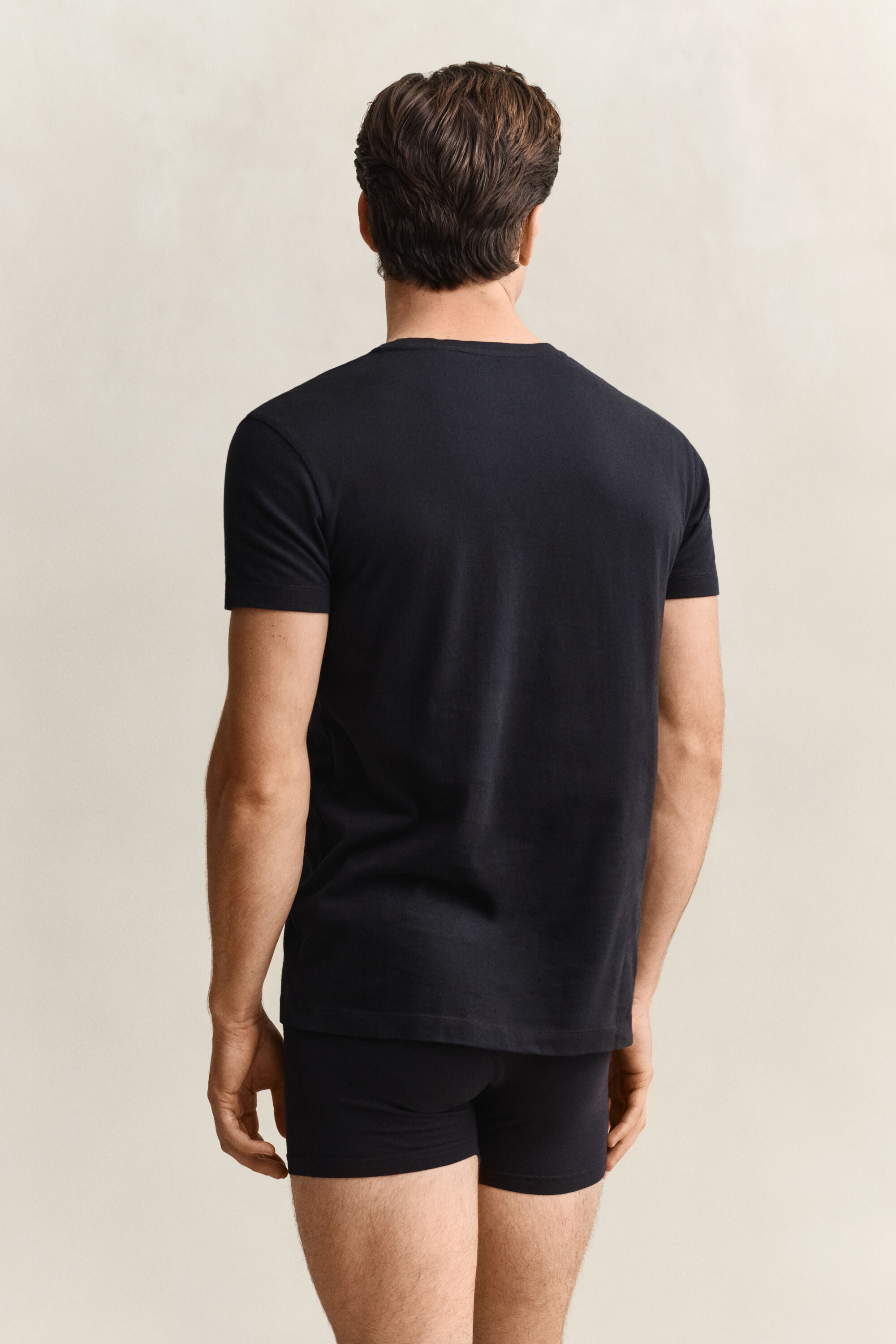 Paquete de dos camisetas de cuello redondo