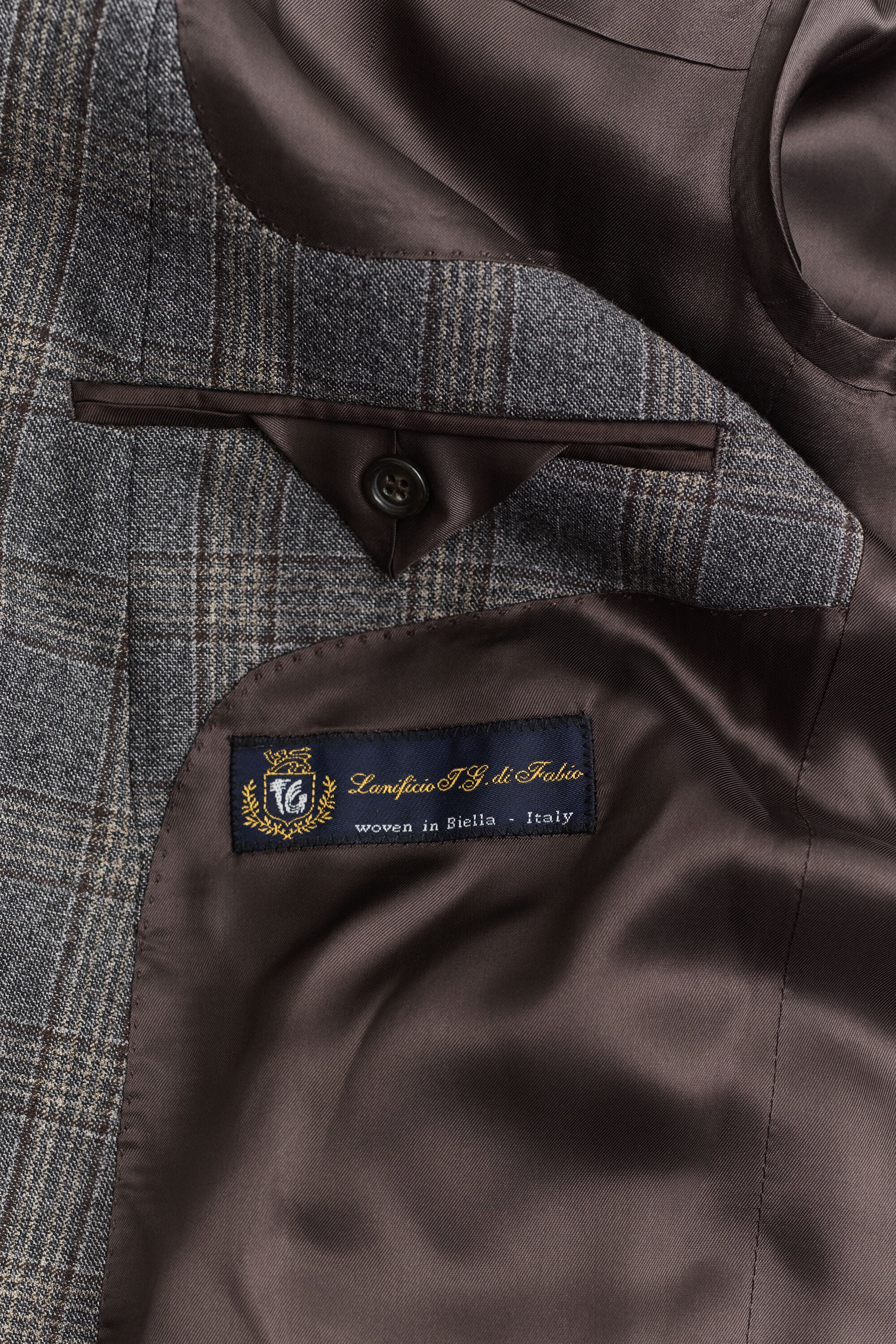 Americana de traje Glen Check