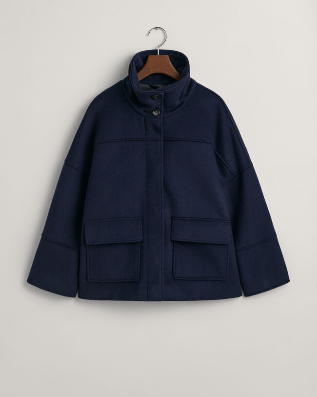 Chaqueta corta de lana