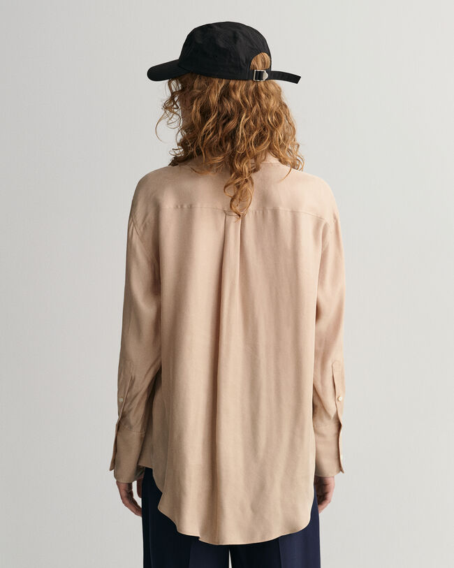 Camisa Relaxed Fit con bolsillo con solapa