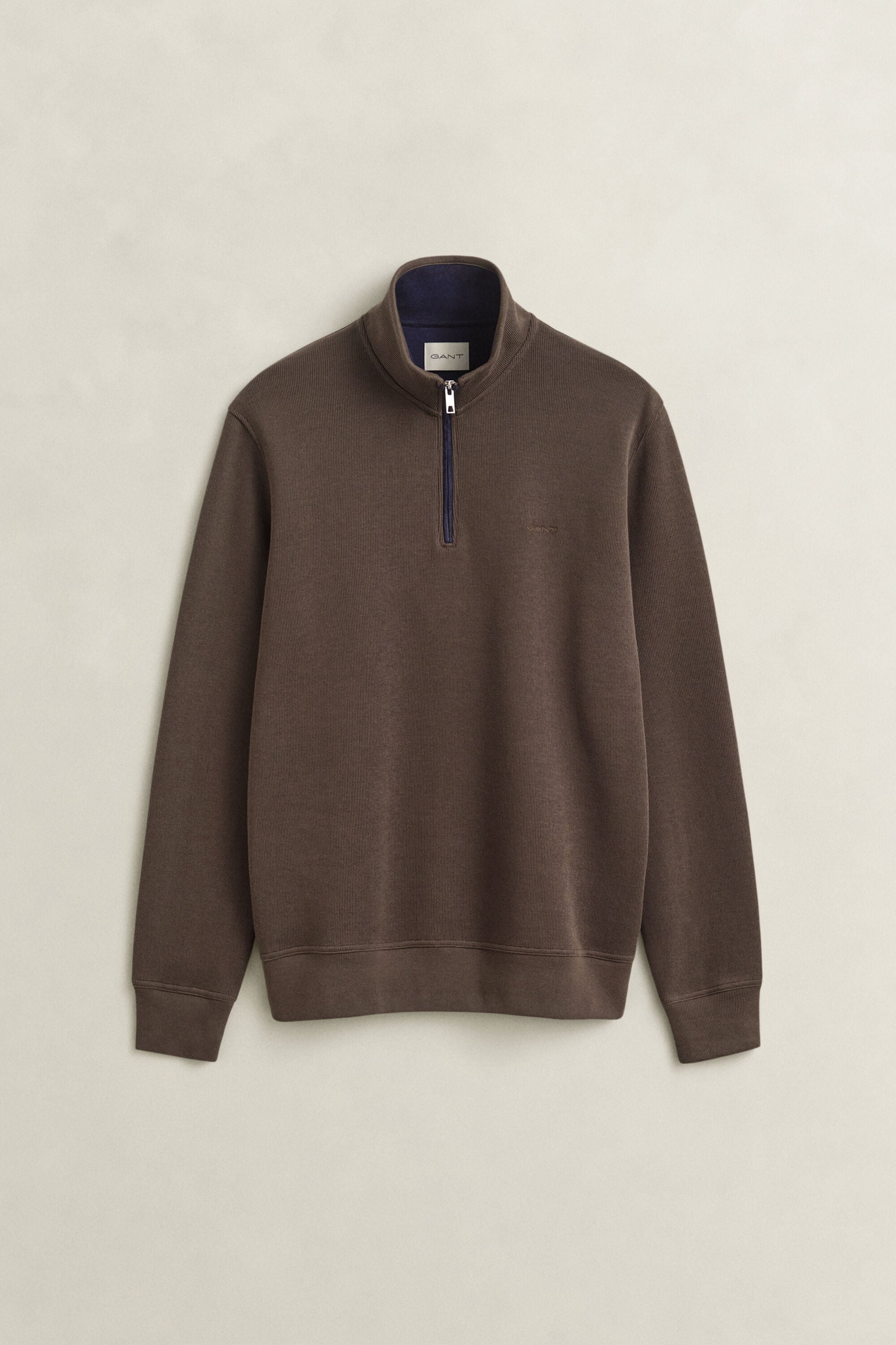 Sudadera Sacker Rib con media cremallera