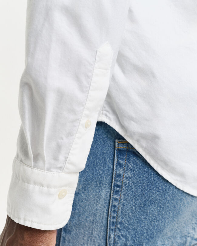 Camisa Oxford Regular Fit Archive teñida en prenda