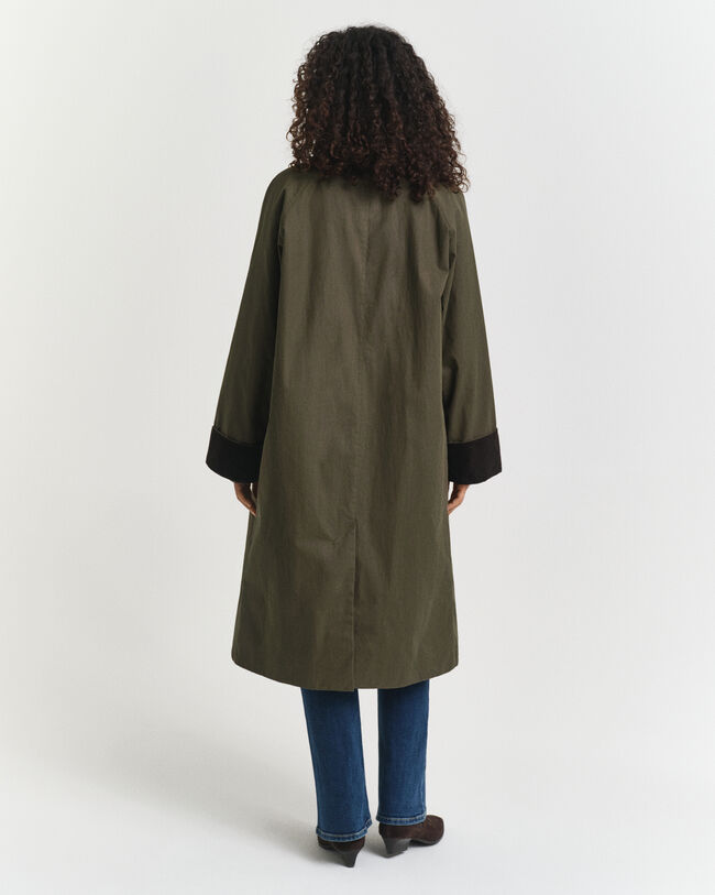 Gabán de algodón encerado