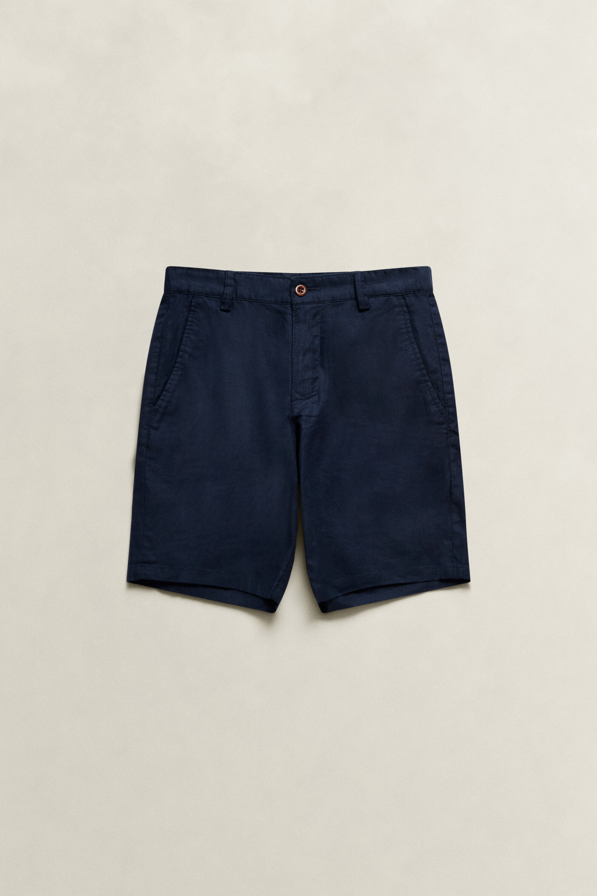 Pantalones cortos de mezcla de lino Teen Boys