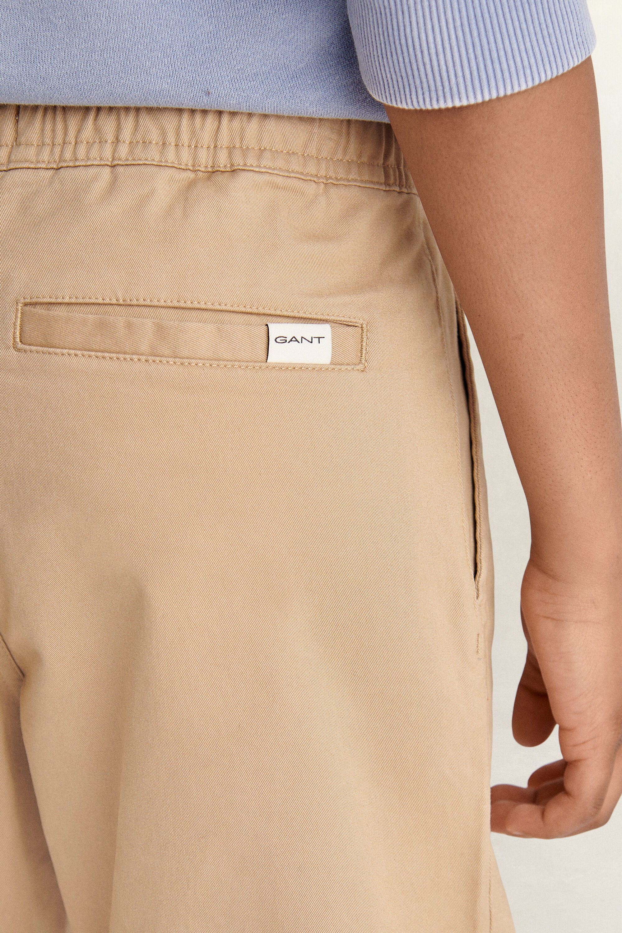 Pantalones chinos con cordón ajustable Teen Boys