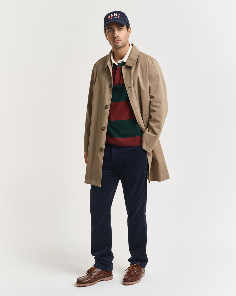 Jersey Rugger de lana de oveja extrafina de rayas