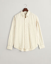 Camisa Slub Striped Relaxed Fit