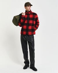 Chaqueta polar a cuadros