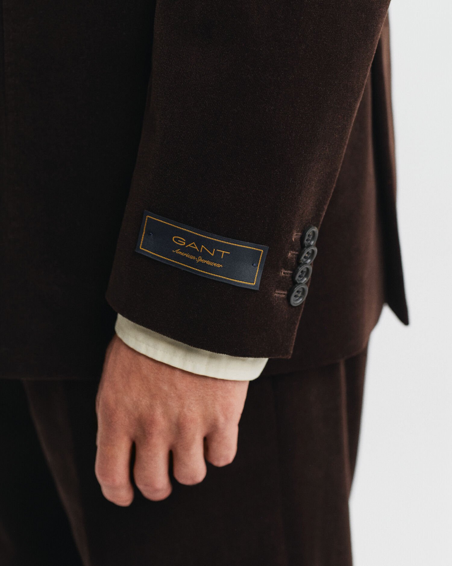 Chaqueta de traje de terciopelo