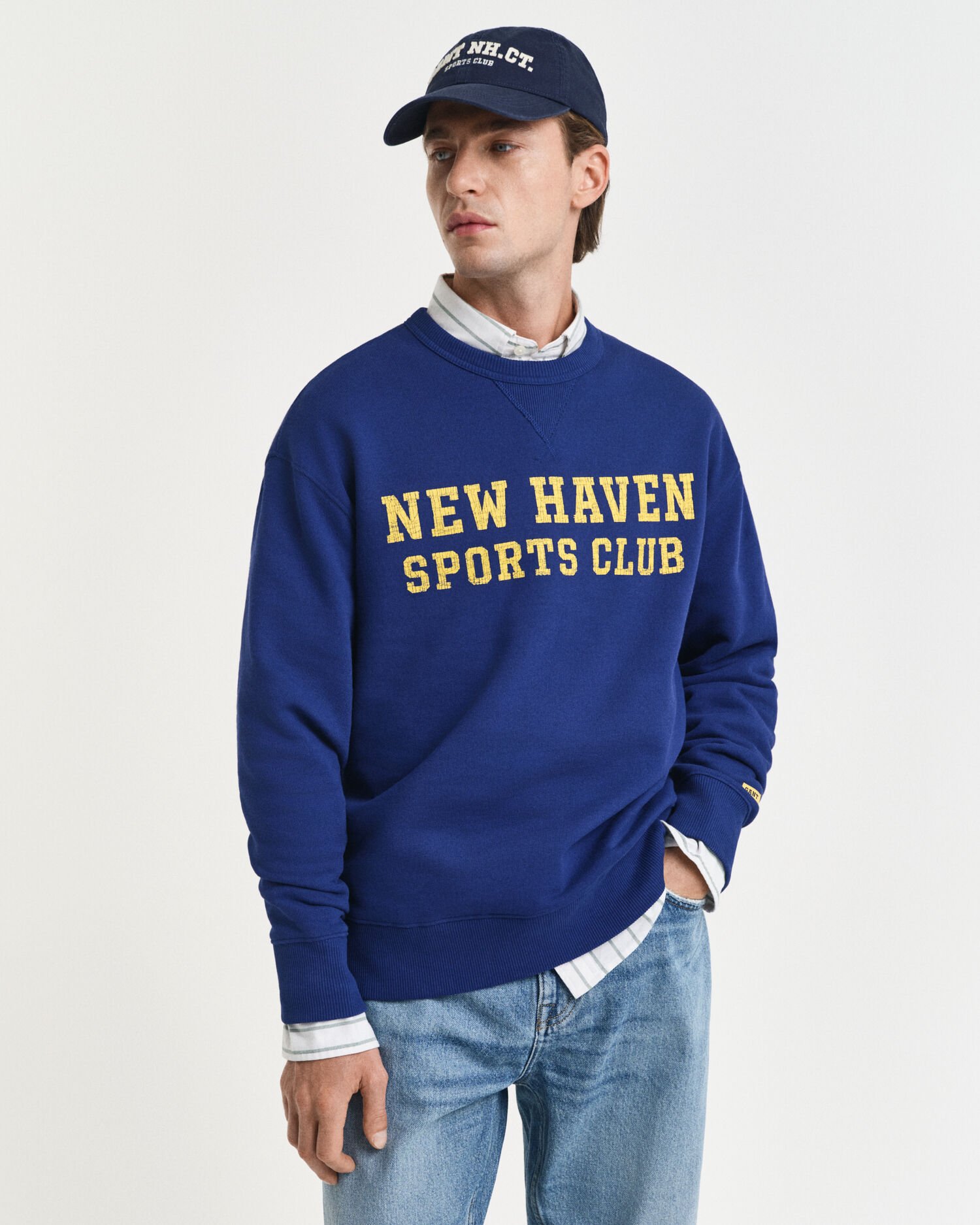 Sudadera de cuello redondo con gráfico