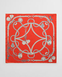 Pañuelo de seda con estampado Sailing