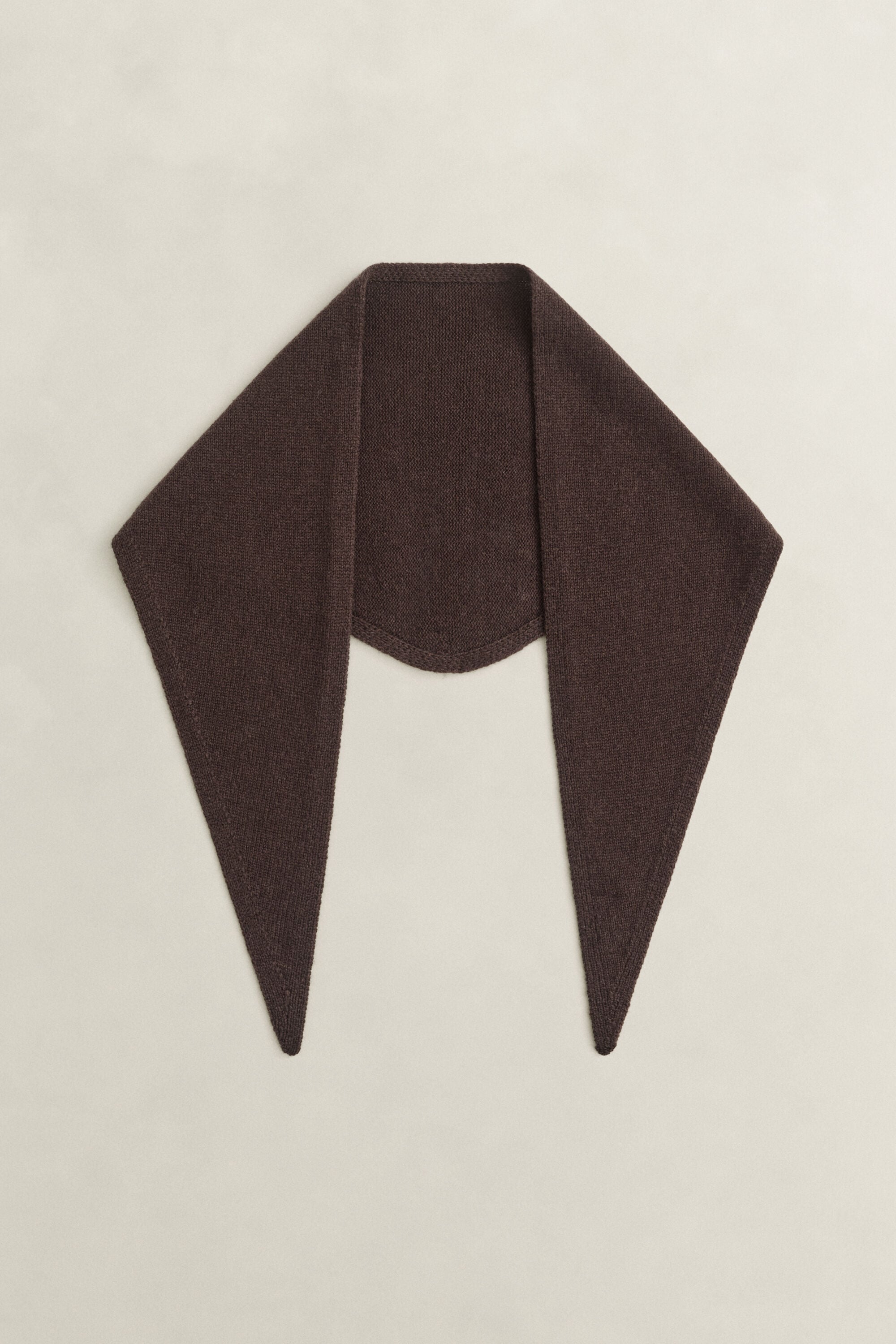 Bufanda triangular de lana y cachemir