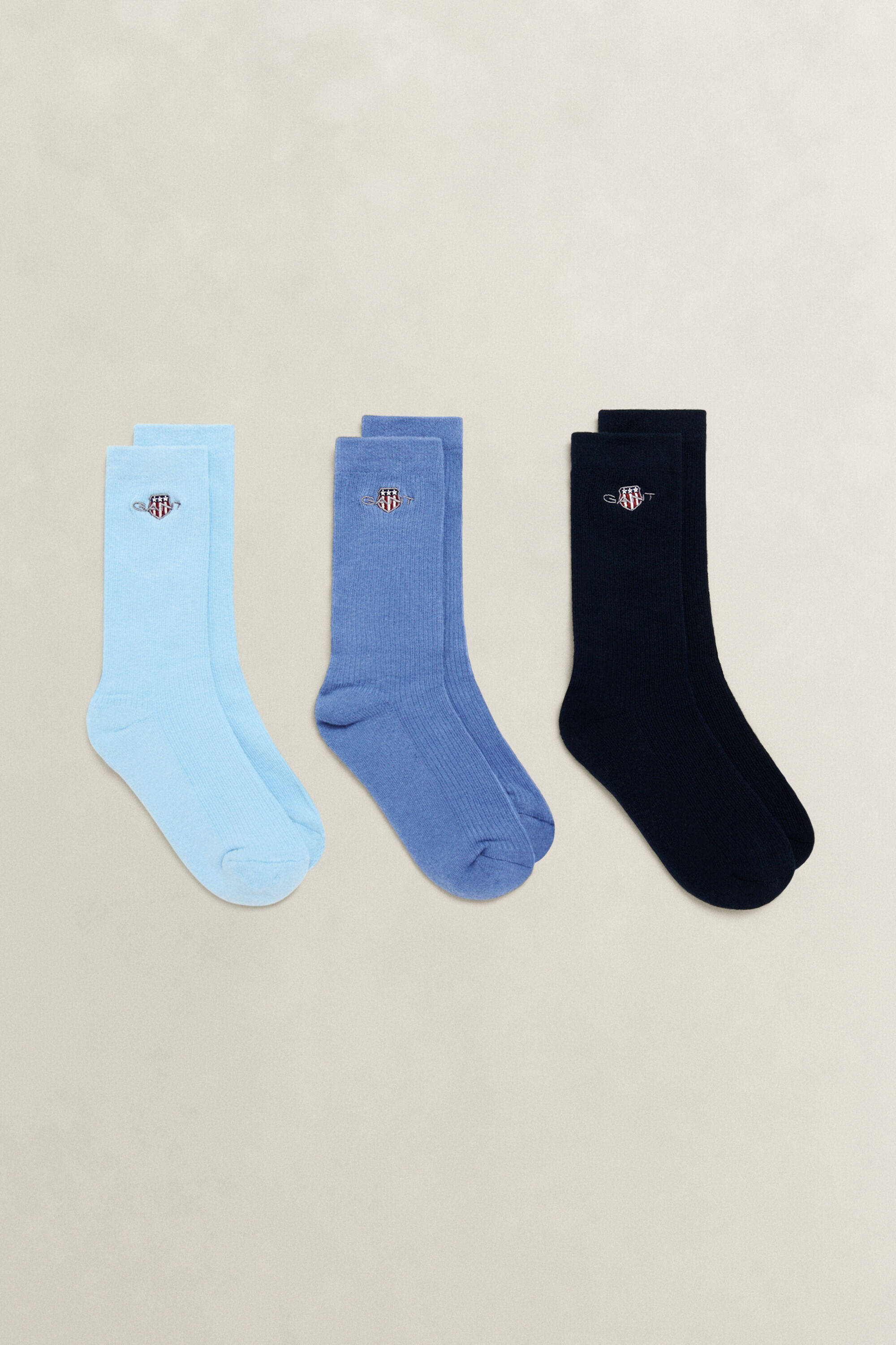 Paquete de tres pares de calcetines Shield Teen Boys