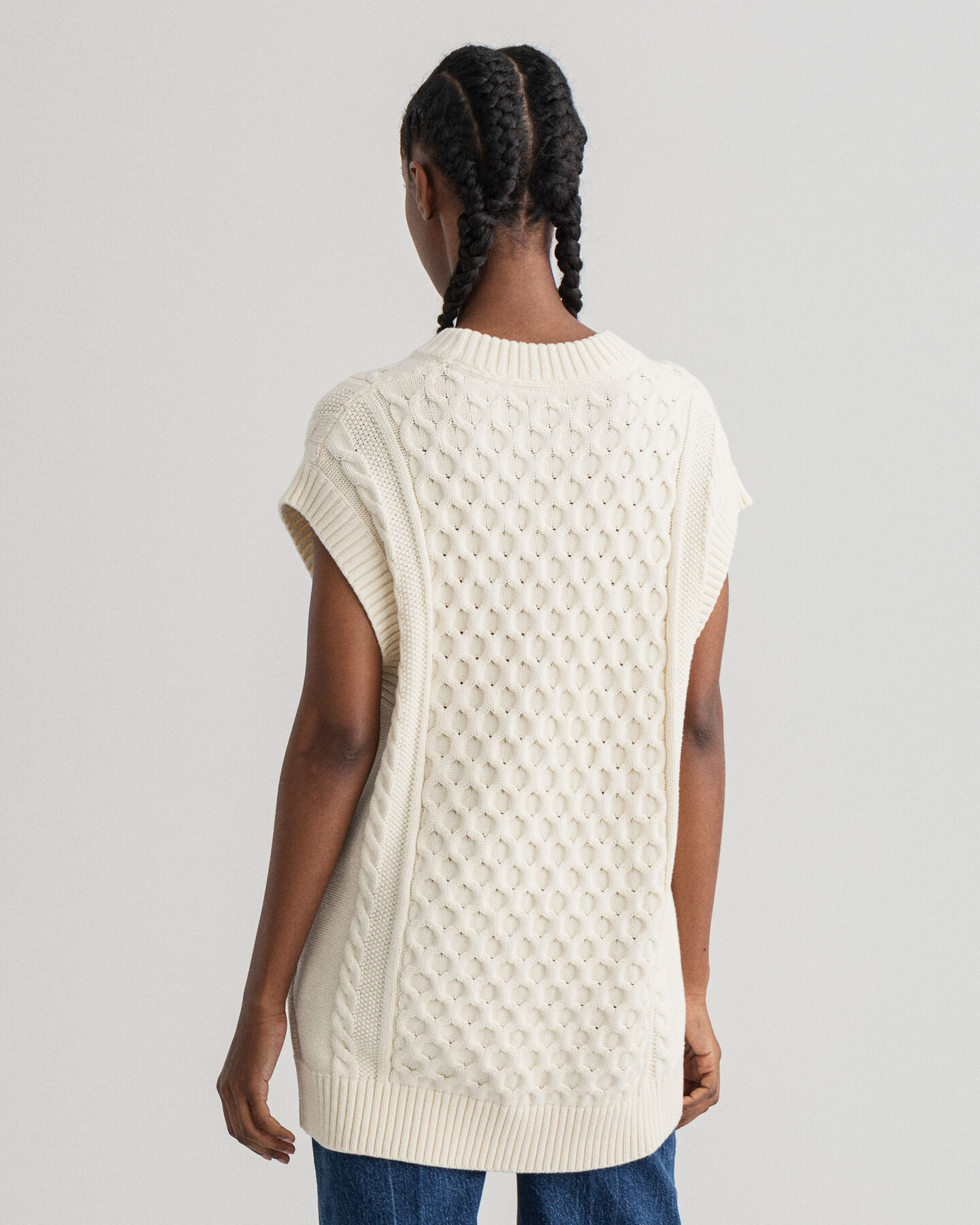 Chaleco de punto Structure con ochos