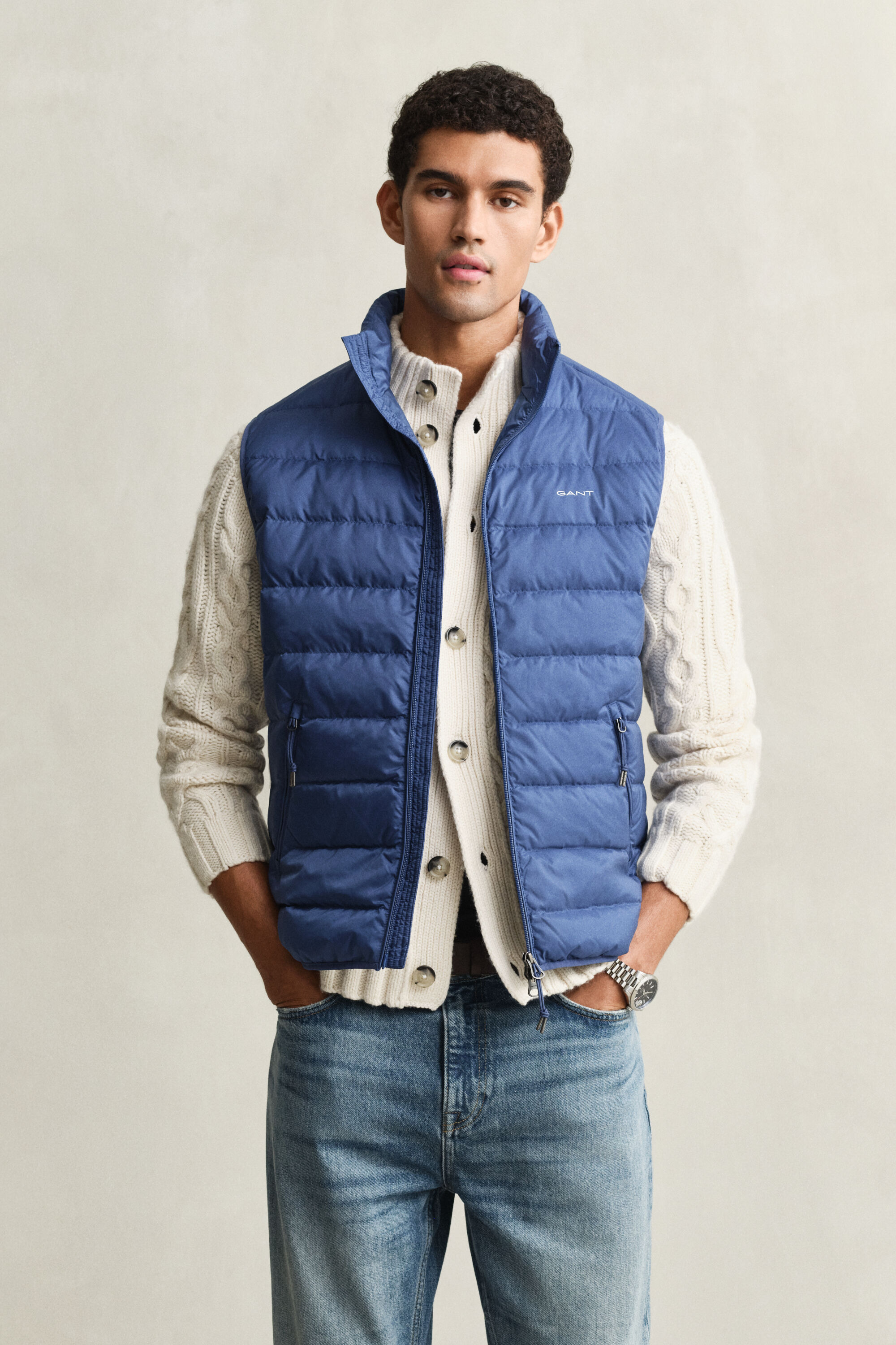 Chaleco de plumón ligero