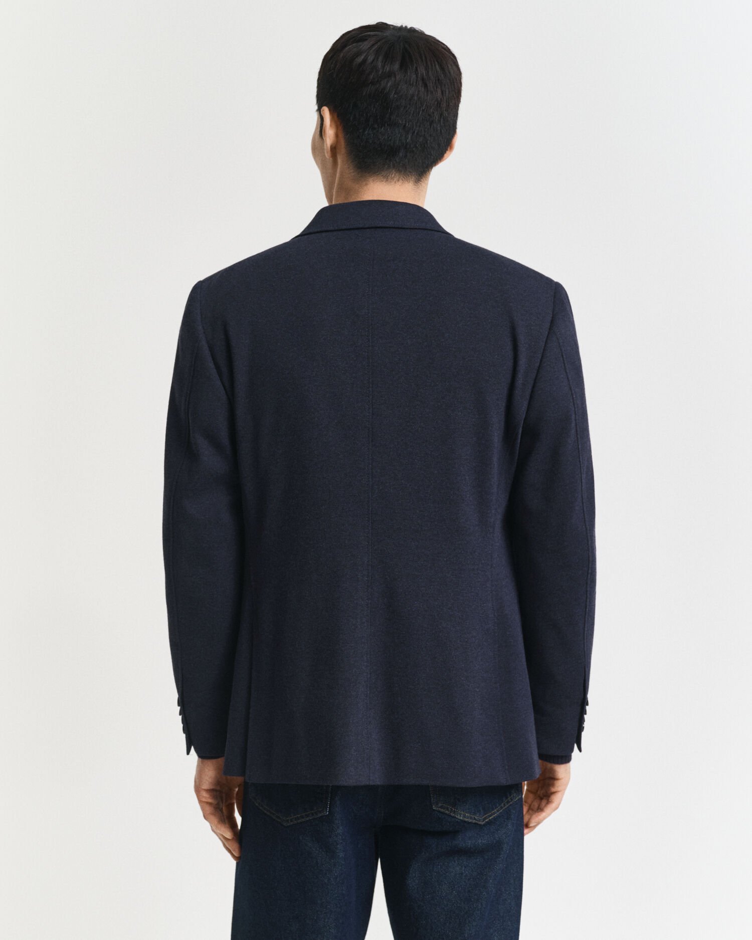 Americana Slim Fit de punto de piqué en dos tonos