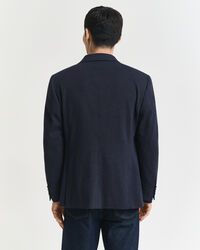 Americana Slim Fit de punto de piqué en dos tonos