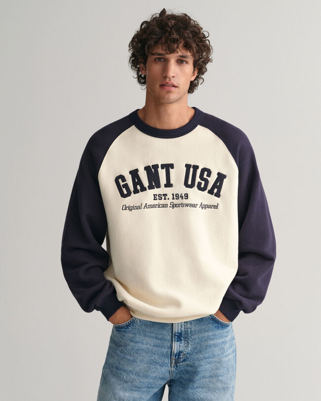 Sudadera GANT USA de cuello redondo
