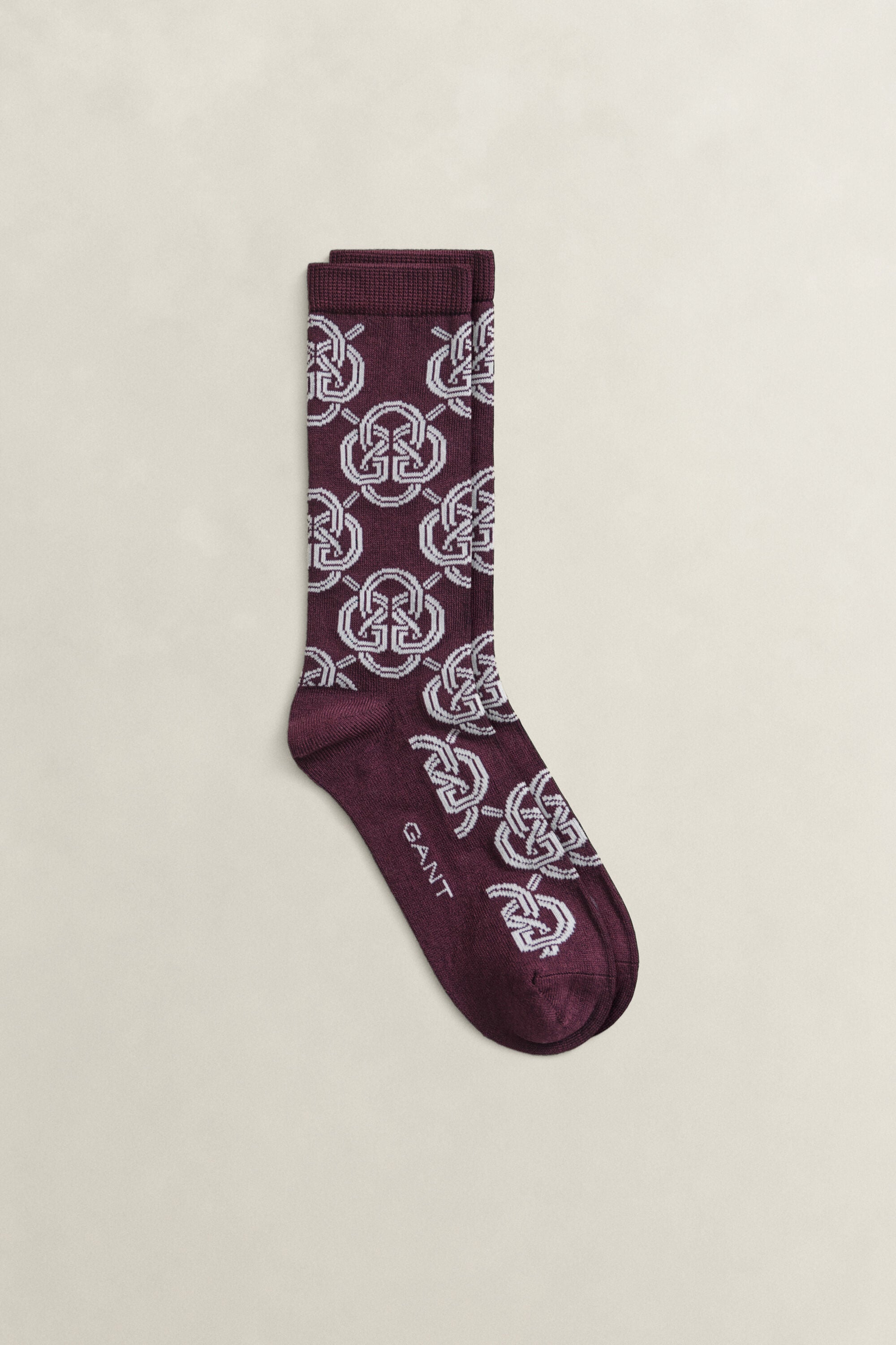 Calcetines con diseño de monograma
