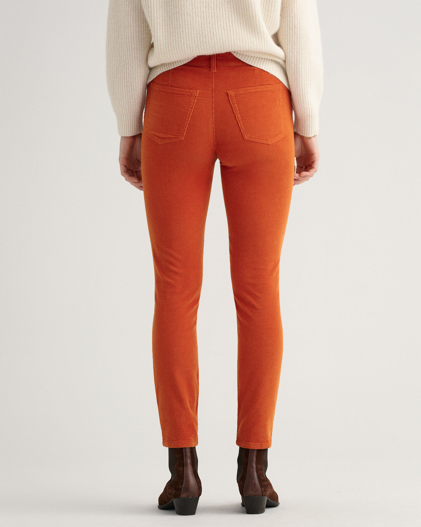 Vaqueros tobilleros Slim Fit de pana Farla