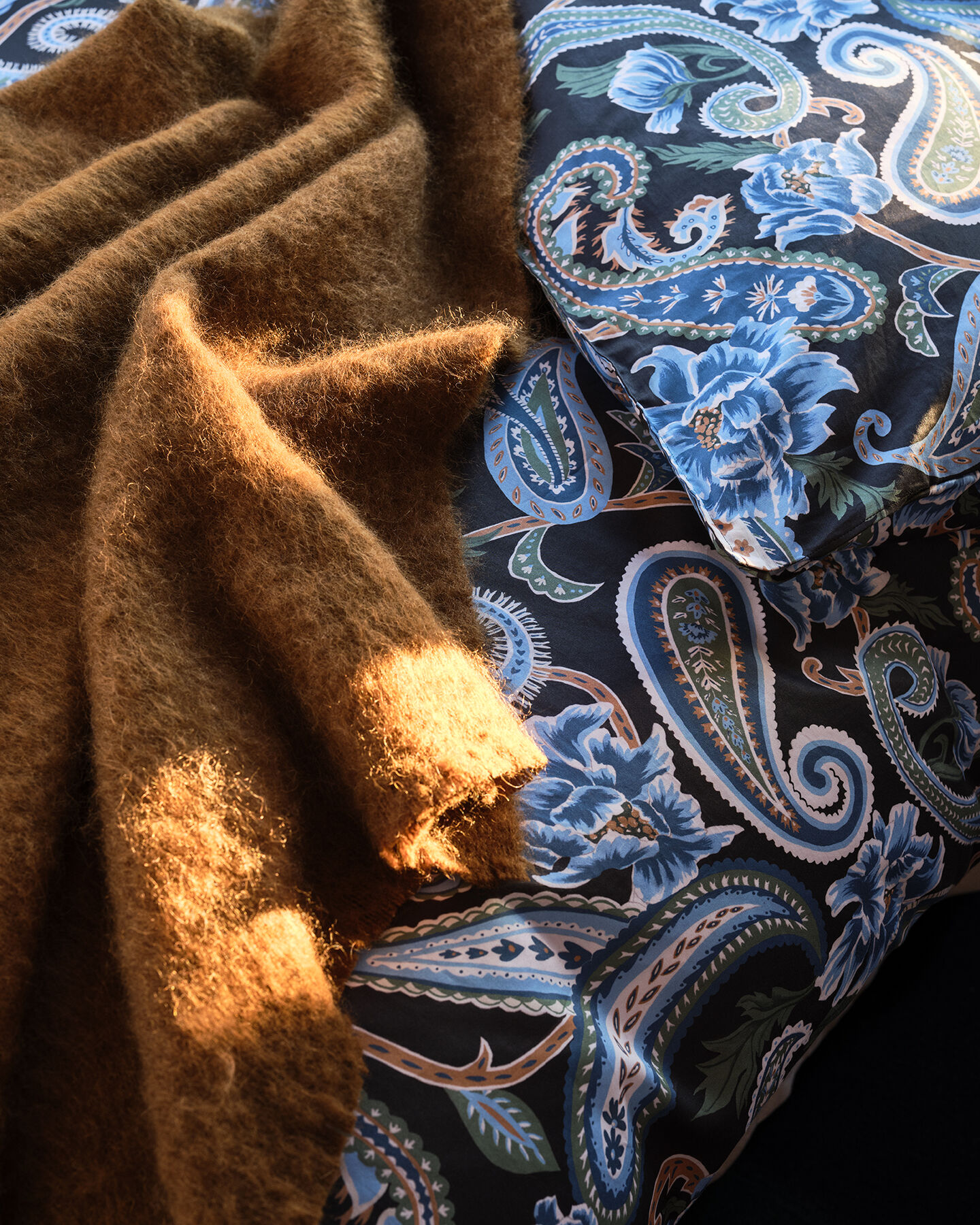 Colcha de lana y angora