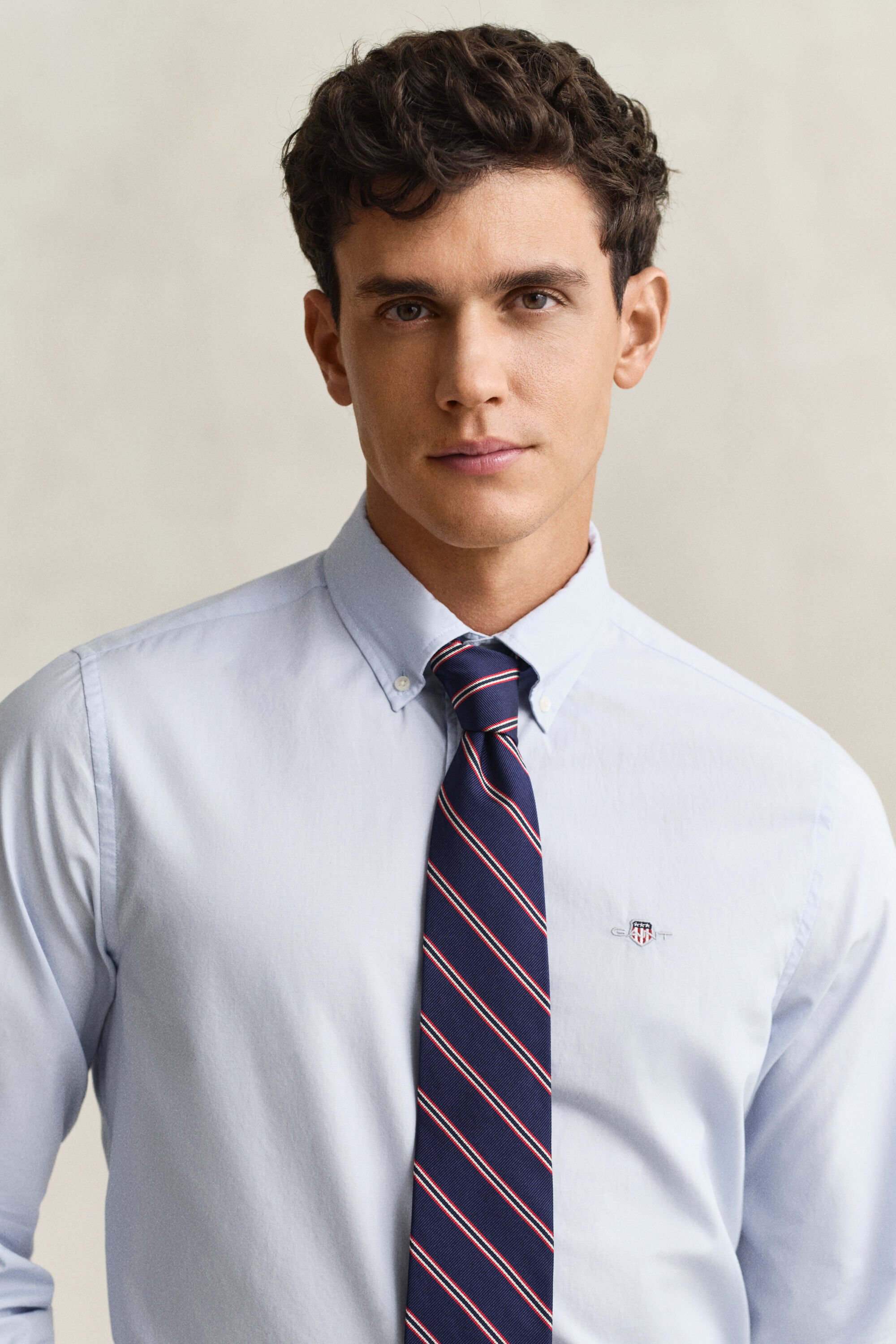 Camisa Slim Fit clásica de popelina