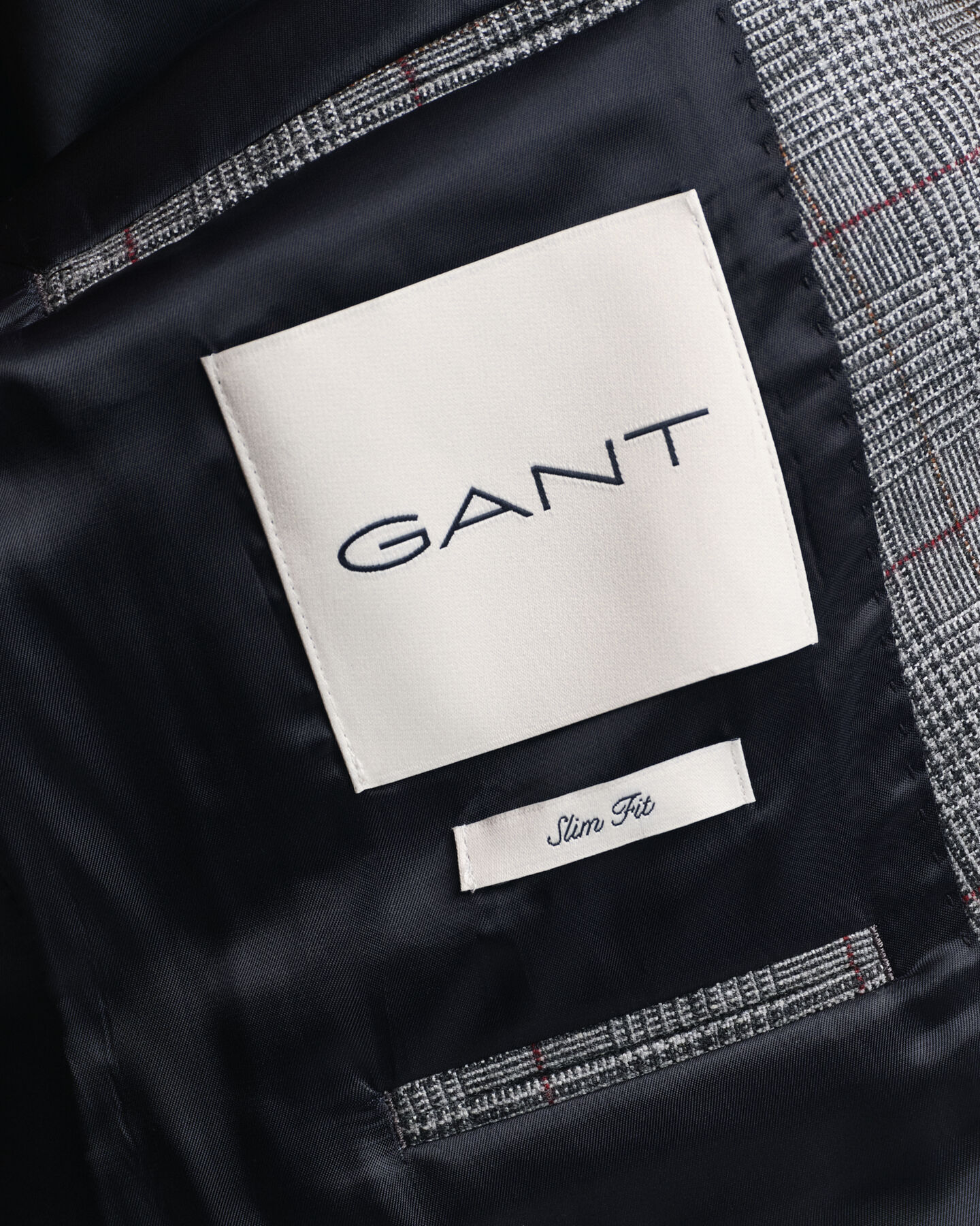 Americana de traje de cuadros