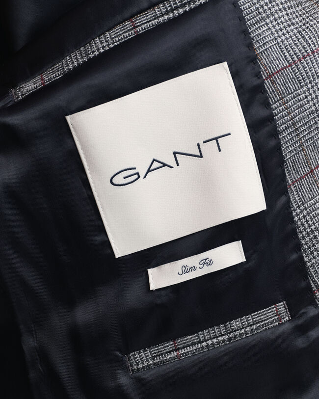 Americana de traje de cuadros