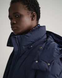 Abrigo de largo completo y plumón