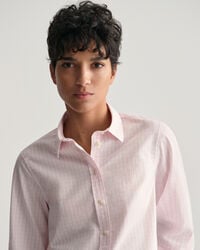 Camisa Regular Fit de popelina a cuadros Vichy