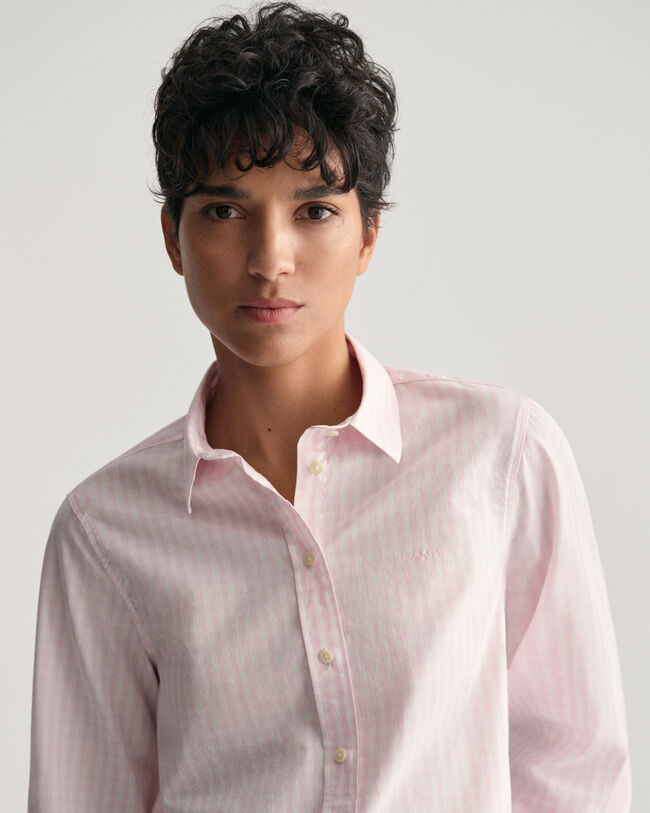 Camisa Regular Fit de popelina a cuadros Vichy