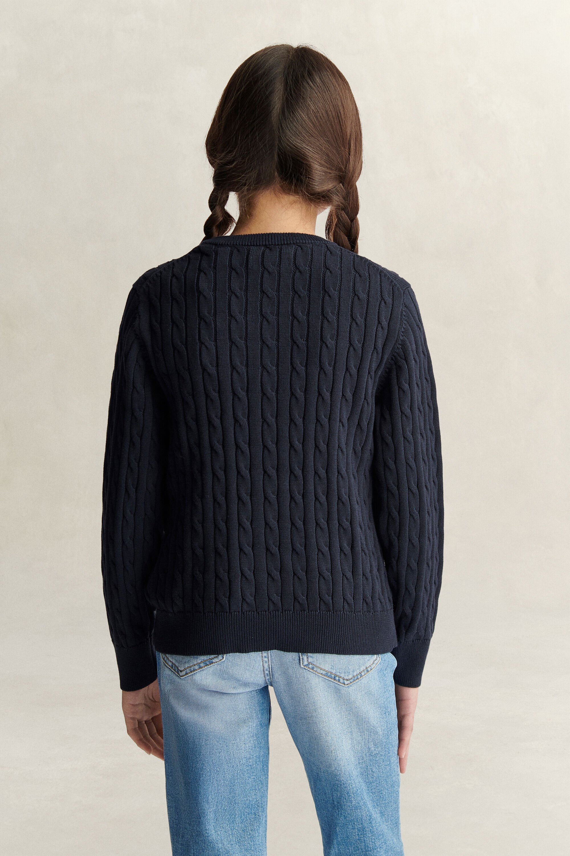 Jersey de punto de ochos Shield Teen Girls