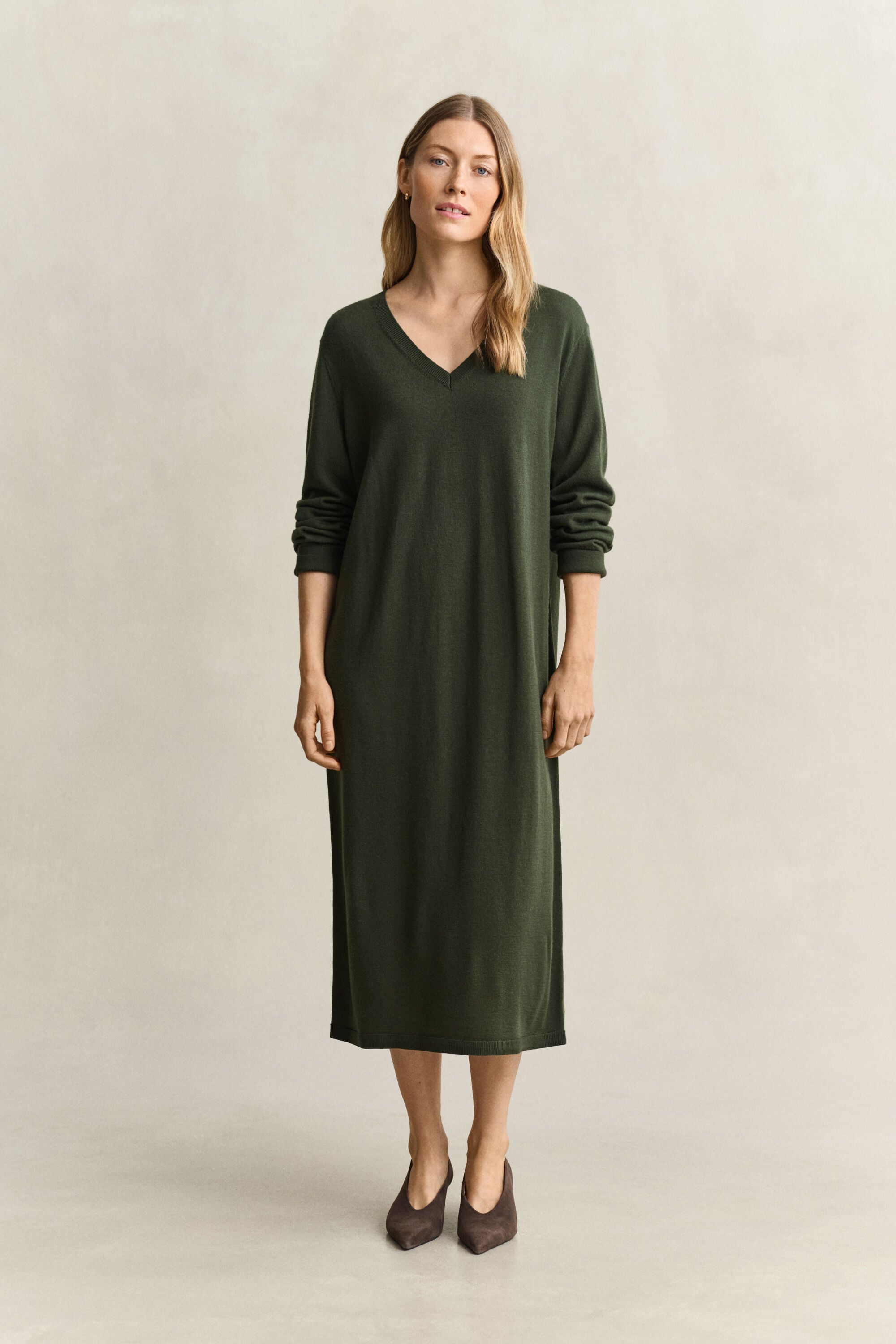 Vestido de lana merino extrafina