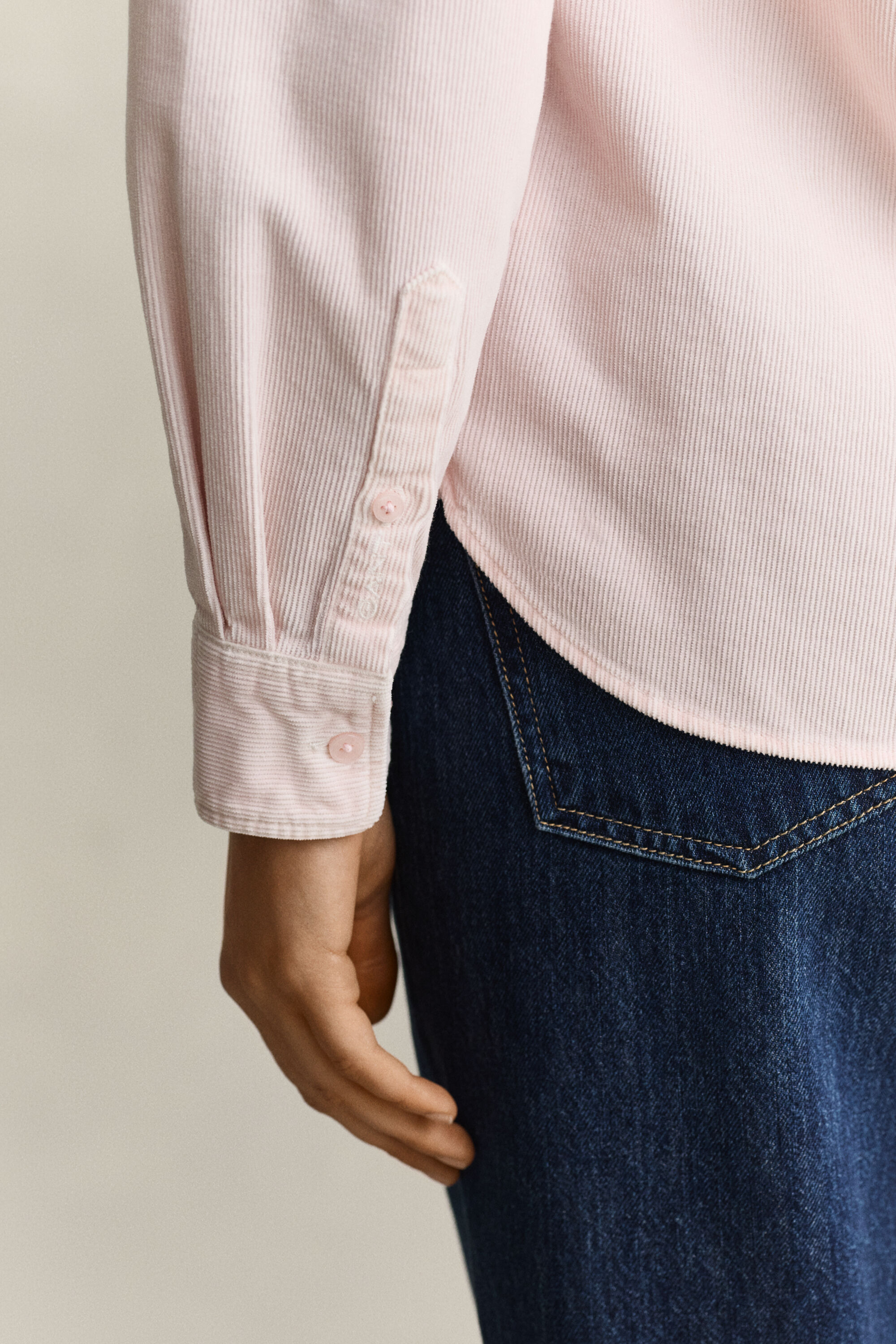 Camisa Regular Fit de pana