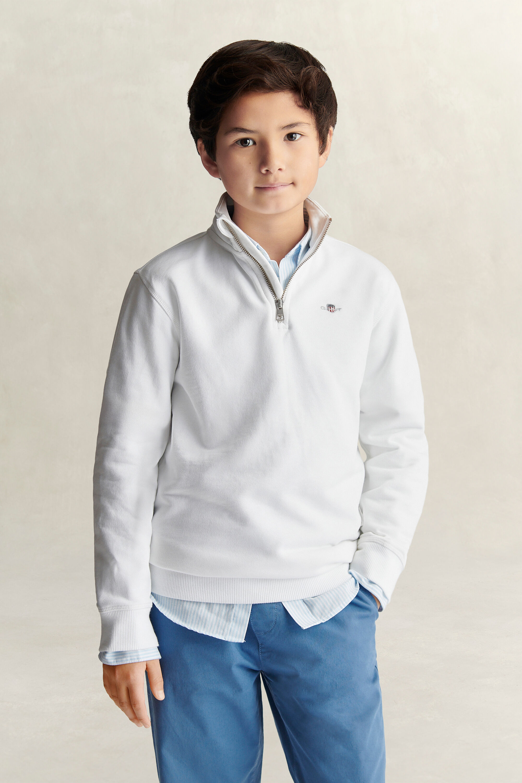 Sudadera con media cremallera Teen Boys
