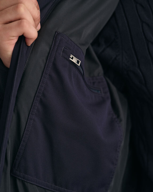 Chaqueta acolchada de franela