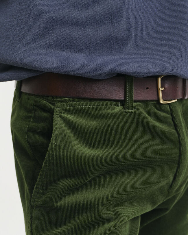 Pantalones chinos Slim Fit de pana