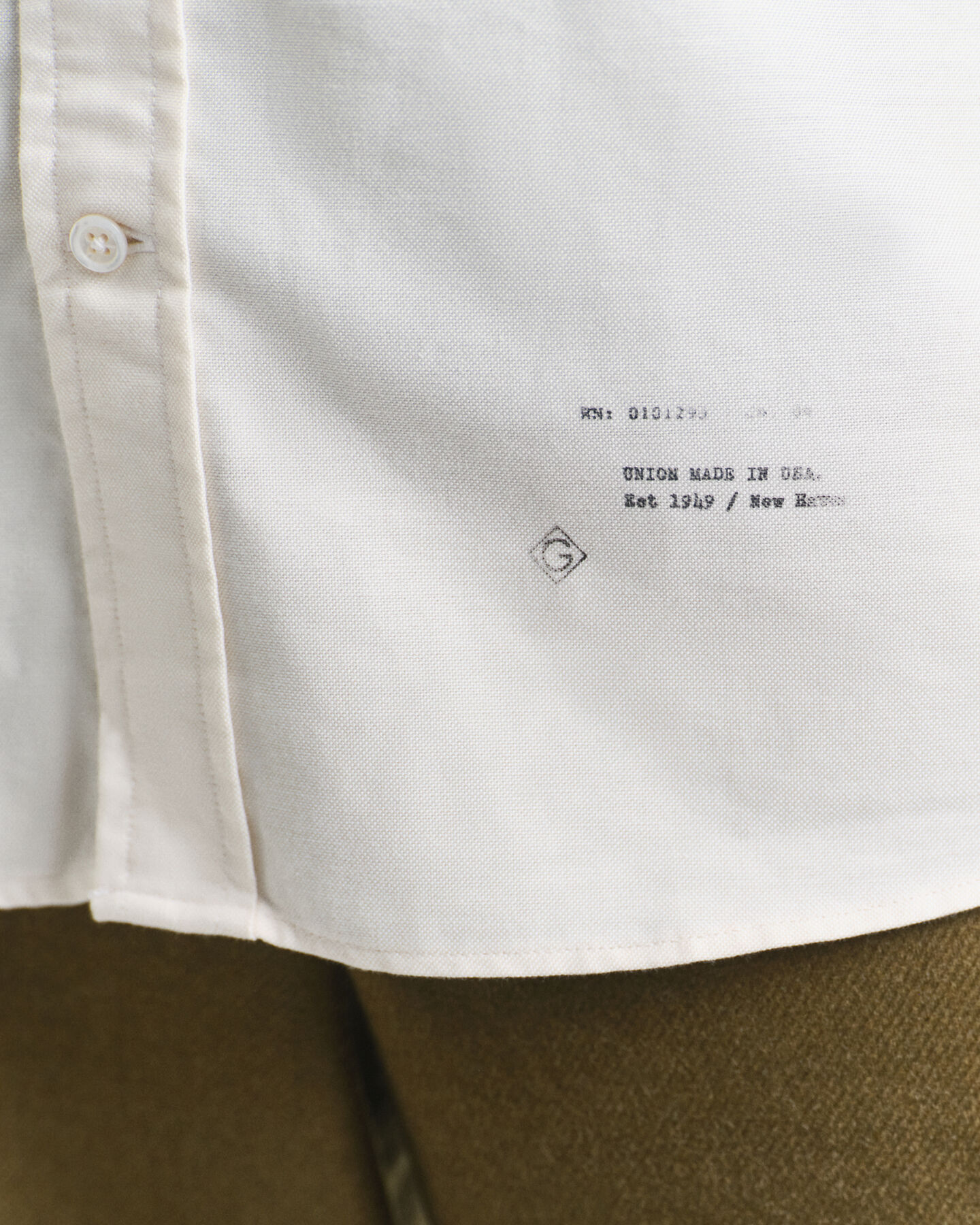 Camisa Oxford Relaxed Fit US