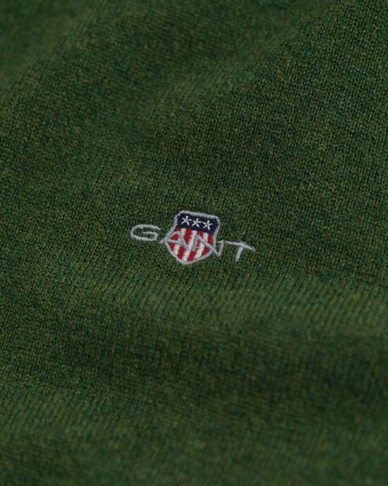 Jersey de cuello redondo en lana de oveja muy fina