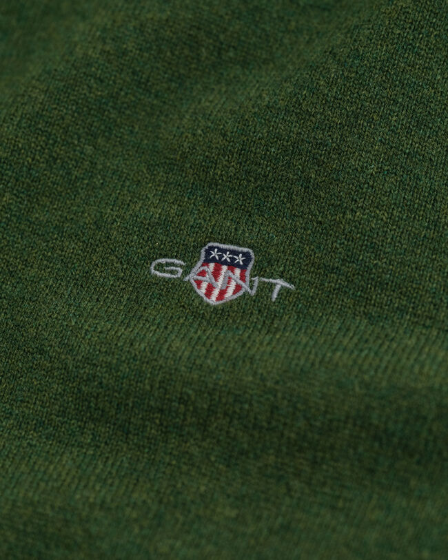 Jersey de cuello redondo en lana de oveja muy fina