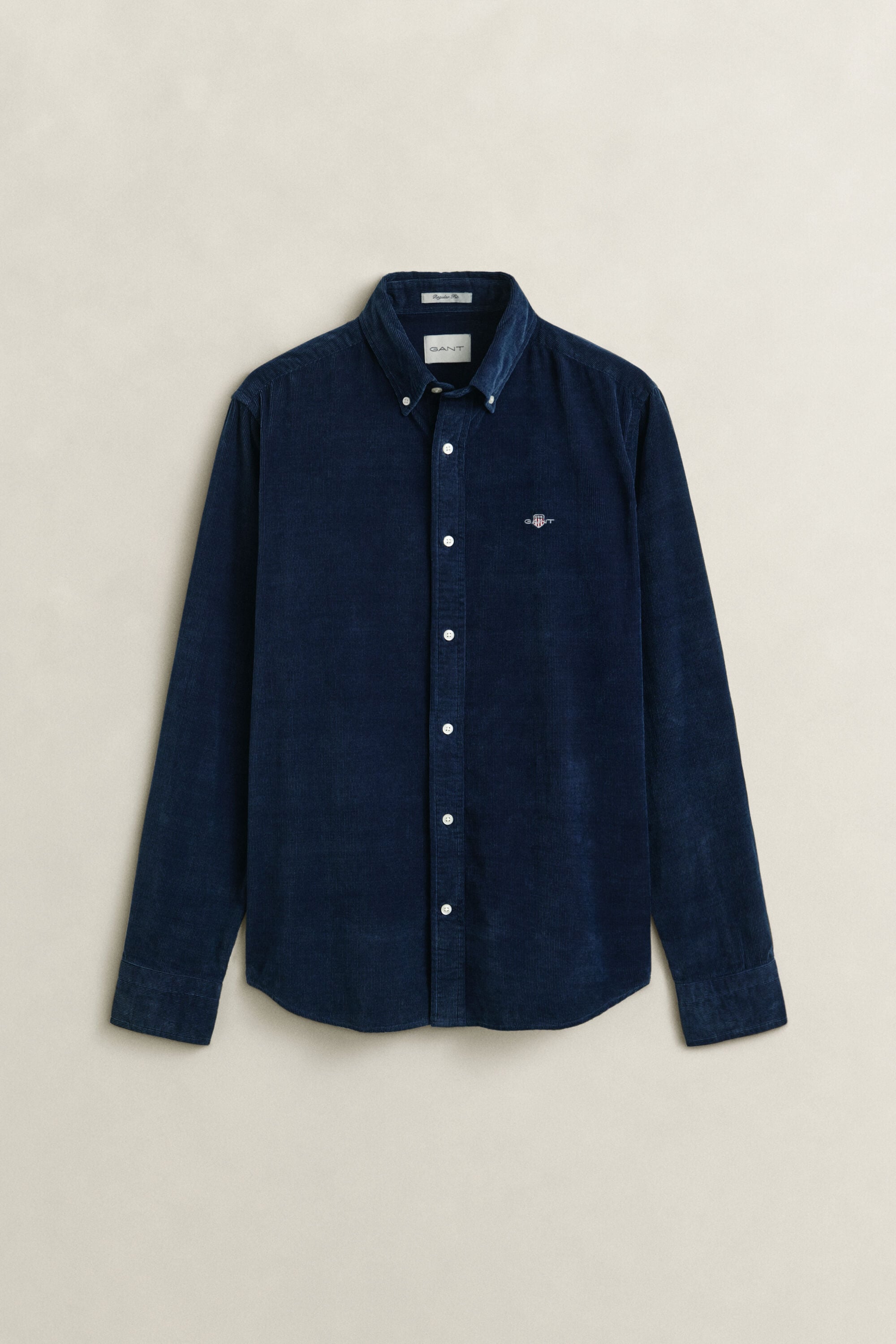 Camisa de pana añil