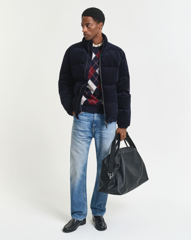 Jersey de cuello redondo Argyle