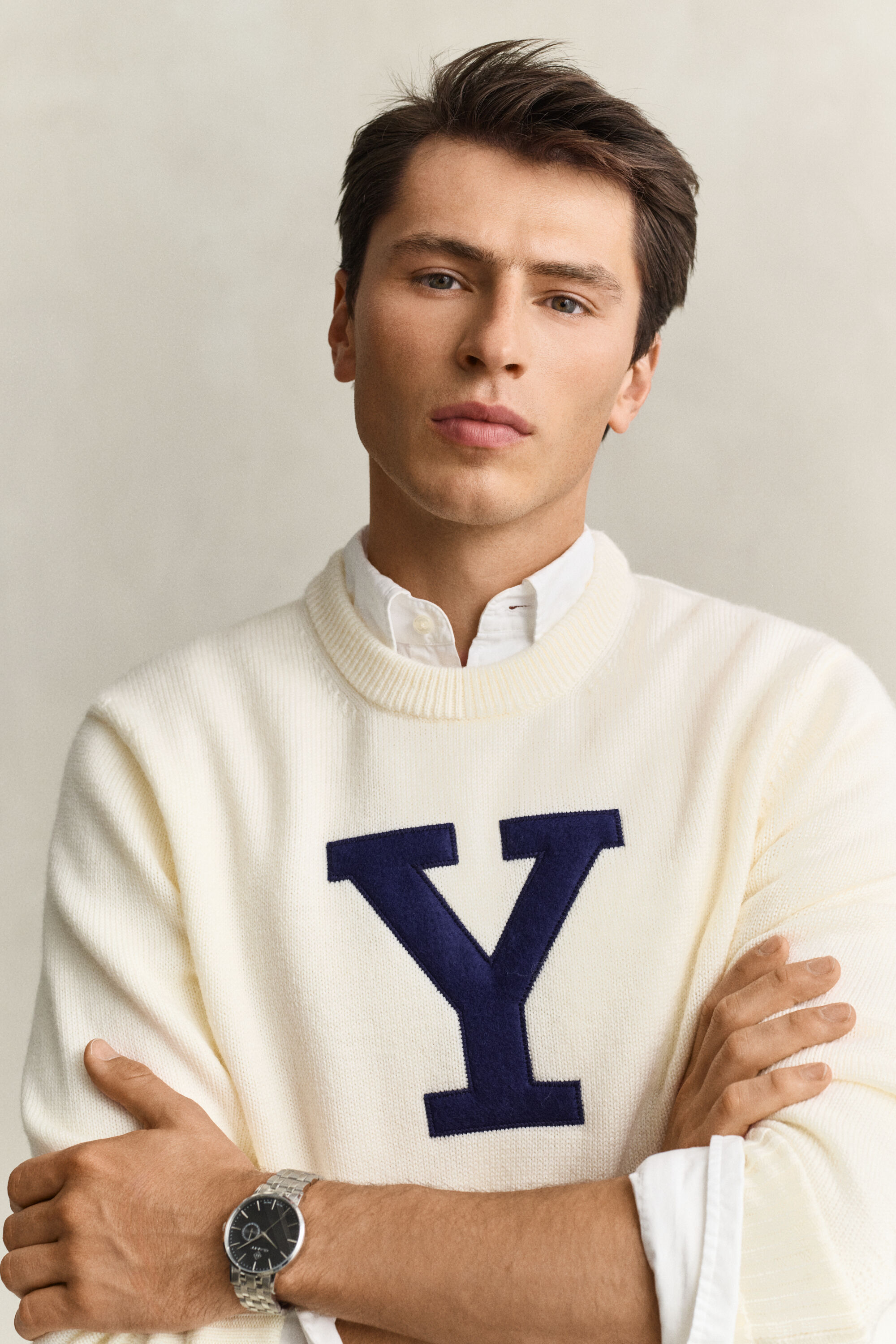 Jersey de lana merino Gant x Yale