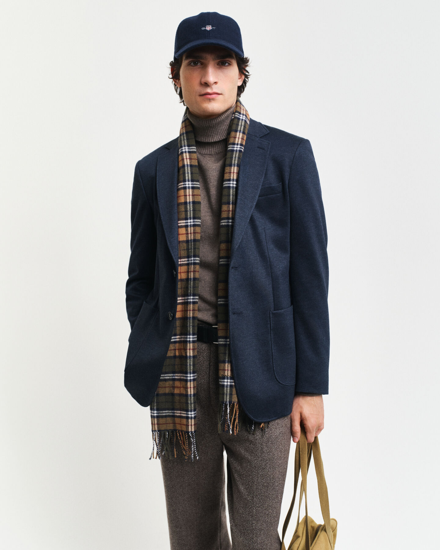 Americana de punto de sarga Two-Toned